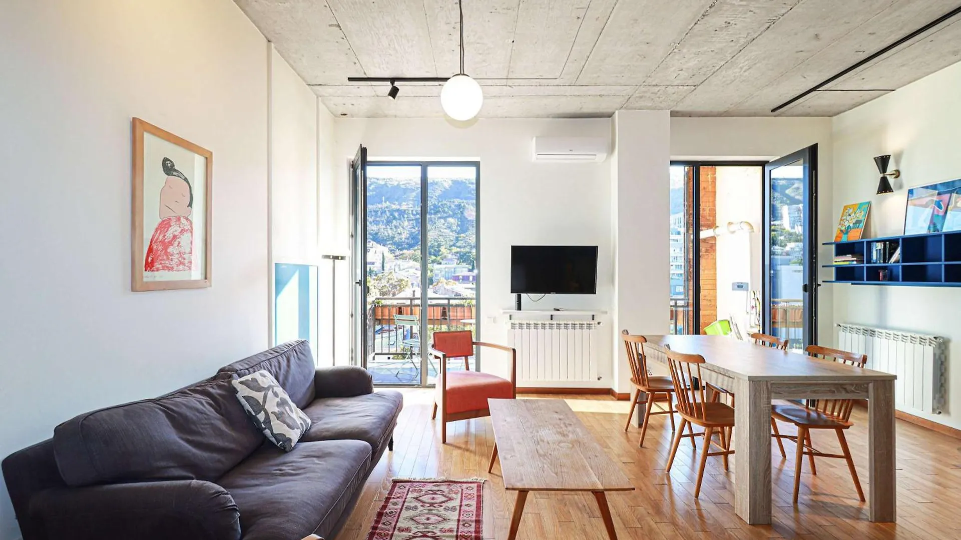 Modern 1Br Apt W Spacious Balcony & A Bathtub Tbilisi 0*,