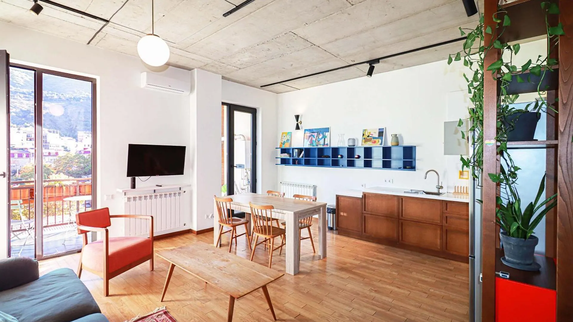Modern 1Br Apt W Spacious Balcony & A Bathtub Tbilisi 0*,  Georgien